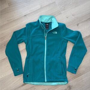 The North Face Women's Teal Full-Zip Fleece Jacket
